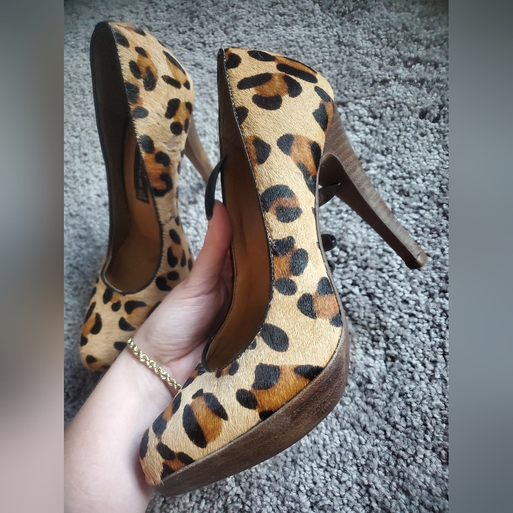 Leopard Steve Madden Heels